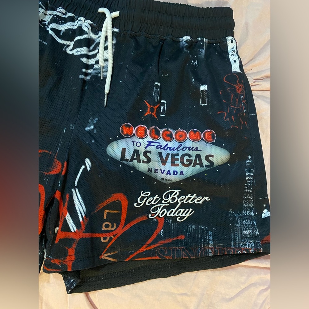 Get better today athletic shorts size medium with pockets front and back